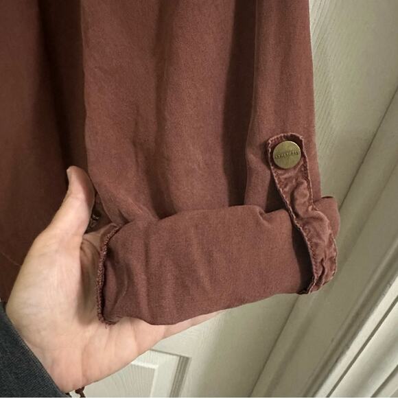 💥SANCTUARY Utility Safari Drape Collar Jacket Shacket Tie Pull Women’s Small - Picture 5 of 11